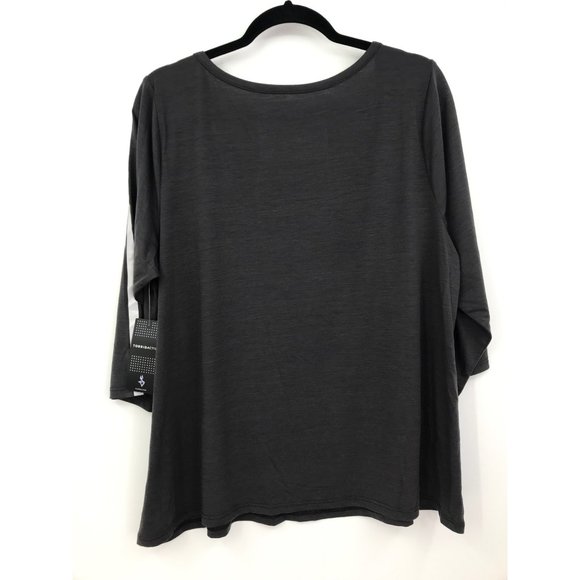 Torrid Dark Gray Long Sleeve Tee - Picture 3 of 6